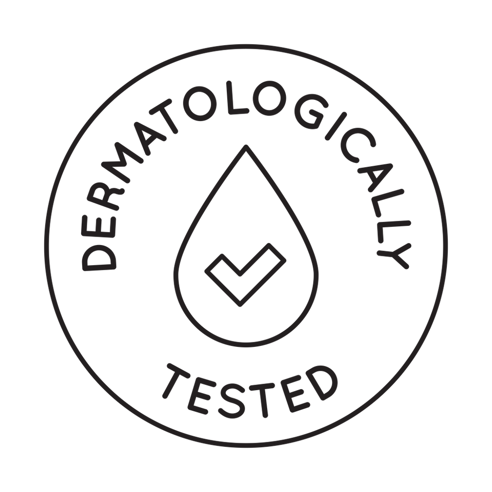 DERMATOLOGICALLY TESTED Logo